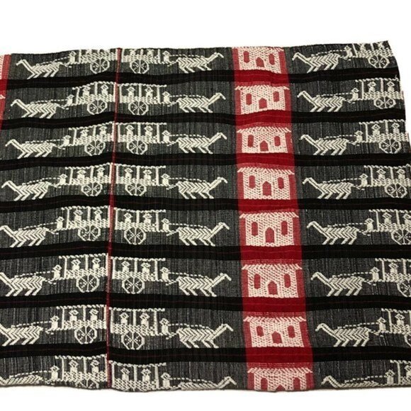Hand Woven Textile Blanket Fringe Edge Indigenous tinguian tribe Philippines - Picture 7 of 10